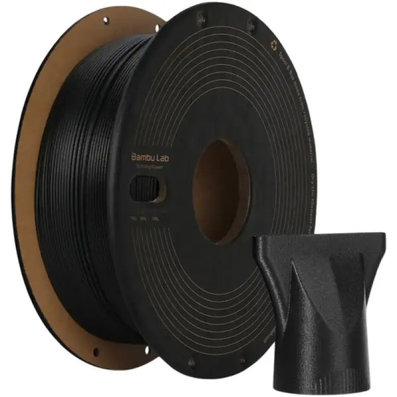 Пластик для 3D друку Bambu Lab PPA-CF Black (N06-K0-1.75-750-SPL)
