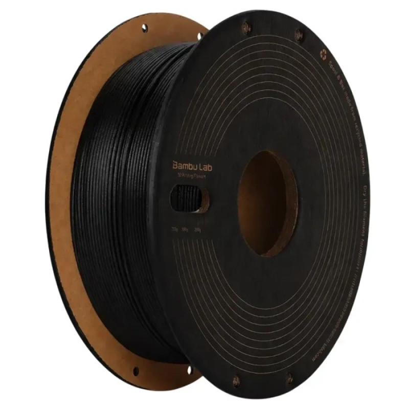 Пластик для 3D друку Bambu Lab PPS-CF Black (T02-K0-1.75-750-SPL)