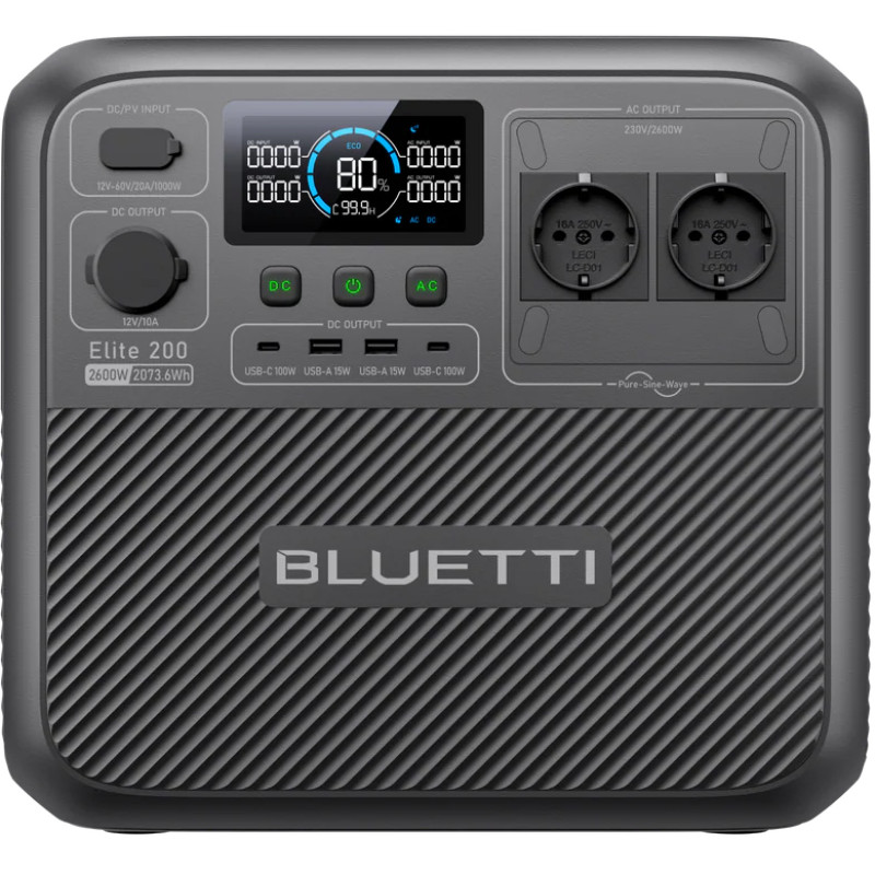 Зарядна станція BLUETTI Elite 200 V2, 2700W 2073Wh