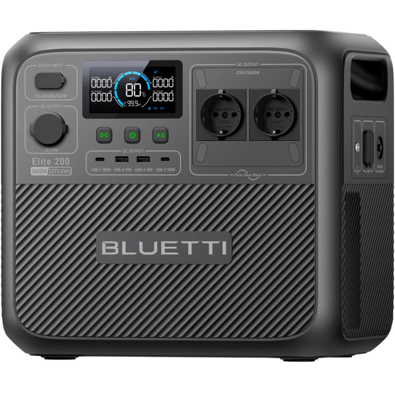Зарядна станція BLUETTI Elite 200 V2, 2700W 2073Wh