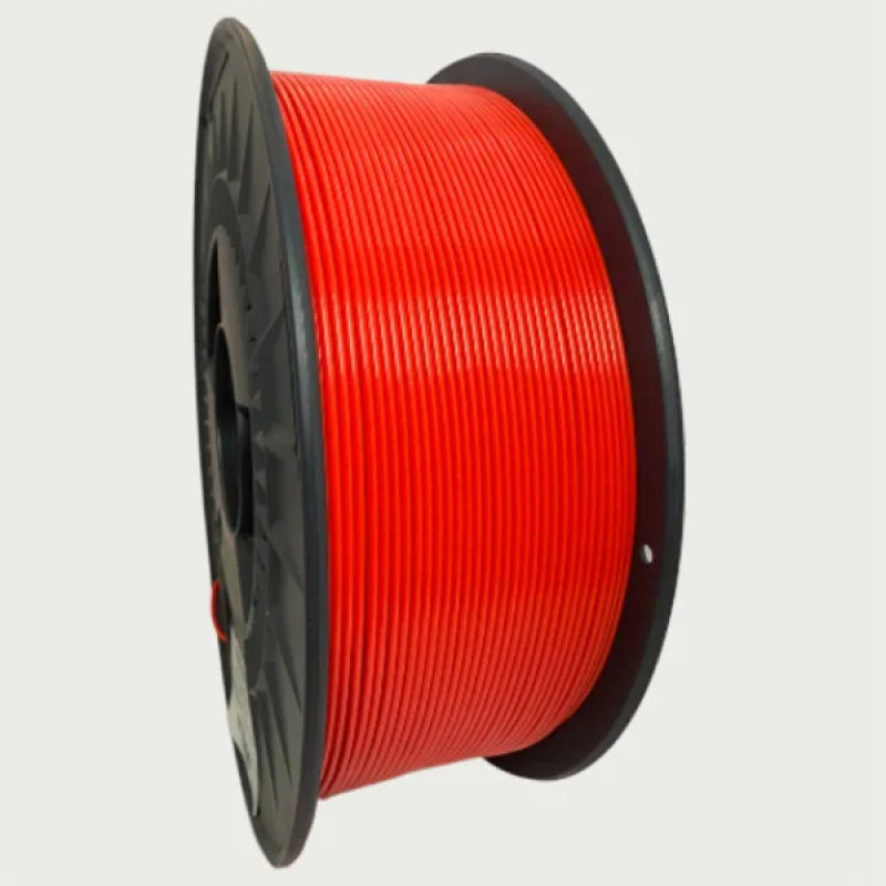 Філамент CoPET (PETg) ЧЕРВОНИЙ НЕОН 1KG