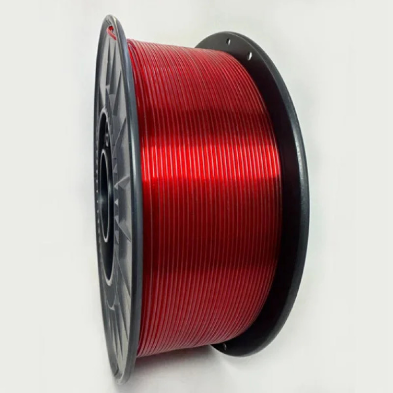 Філамент CoPET (PETg) ПЛЯШЕЧНО ЧЕРВОНИЙ 1KG