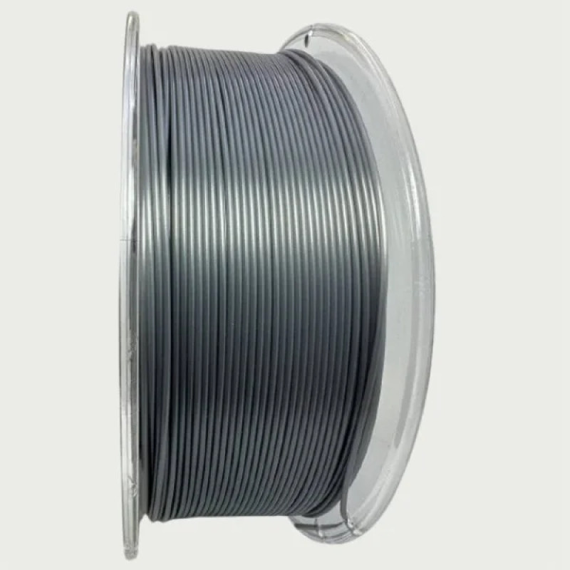 Філамент CoPET (PETg) СІРИЙ МЕТАЛІК 1KG