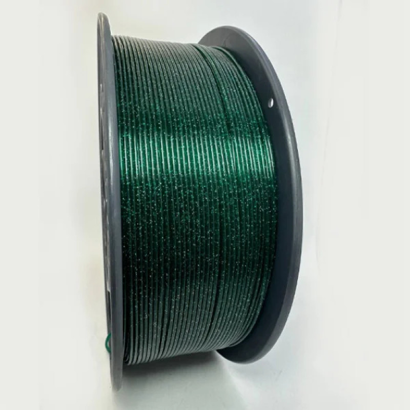 Філамент PLA ЗЕЛЕНИЙ ГЛІТЕР 1KG