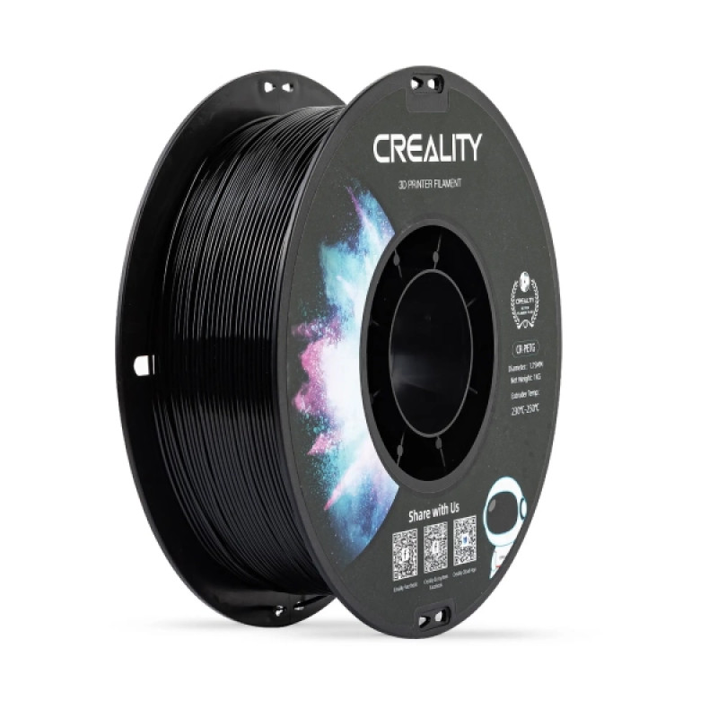 Пластик для 3D принтера CREALITY  PETG 1кг, 1.75мм, чорний (3301030035)