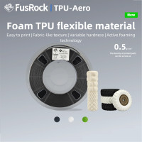 Пластик для 3D принтера FusRock TPU-Aero - white/green
