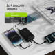 Батарея універсальна ColorWay 20 000 mAh DigiPower PD/45W, QC/4.0, Black