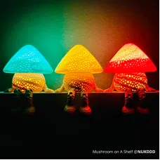 DIY комплект для друку та творчісті – міні RGB LED водонепроникні світильники з пультом дістанційного керування від Bambu Lab