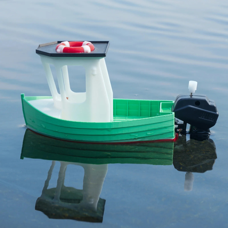 set of components for the Bambu Lab motorboat model (010)