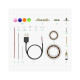 DIY print and assemble kit - components of a motorized mini-basketball toy by Bambu Lab