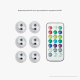 DIY kit for printing and creativity - mini RGB LED waterproof lights with remote control by Bambu Lab