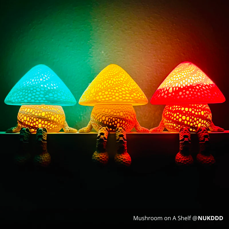 DIY kit for printing and creativity - mini RGB LED waterproof lights with remote control by Bambu Lab