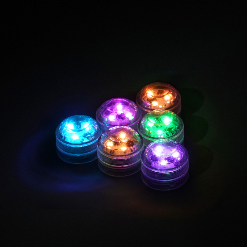 DIY kit for printing and creativity - mini RGB LED waterproof lights with remote control by Bambu Lab