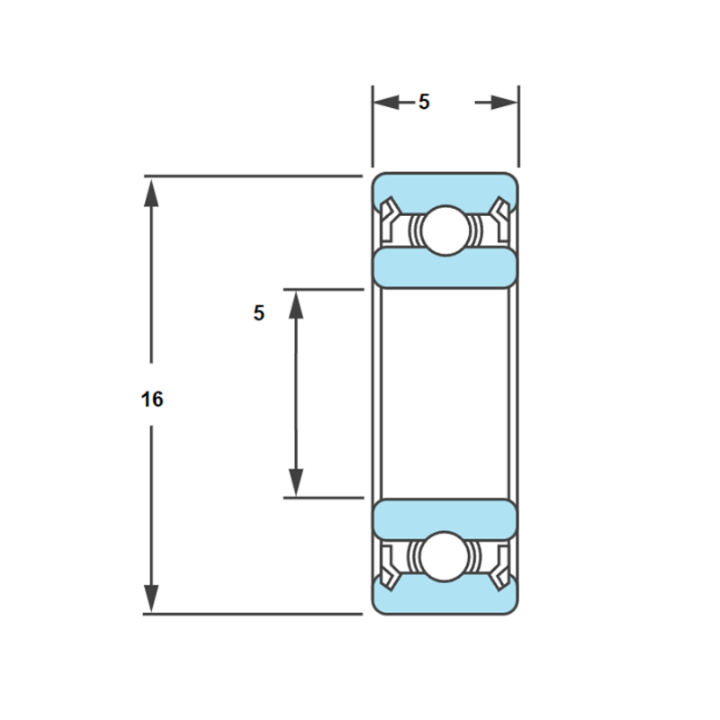 NMB 625 2RS / R-1650DD bearing