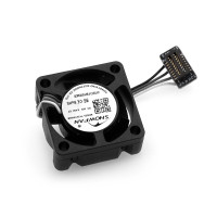 Upgraded version of the hotend cooling fan for Bambu Lab P1 series printers with double bearing