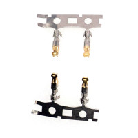 additional gold-plated contacts of the XT30+2 connector (HIROSE DF11-22SCA)