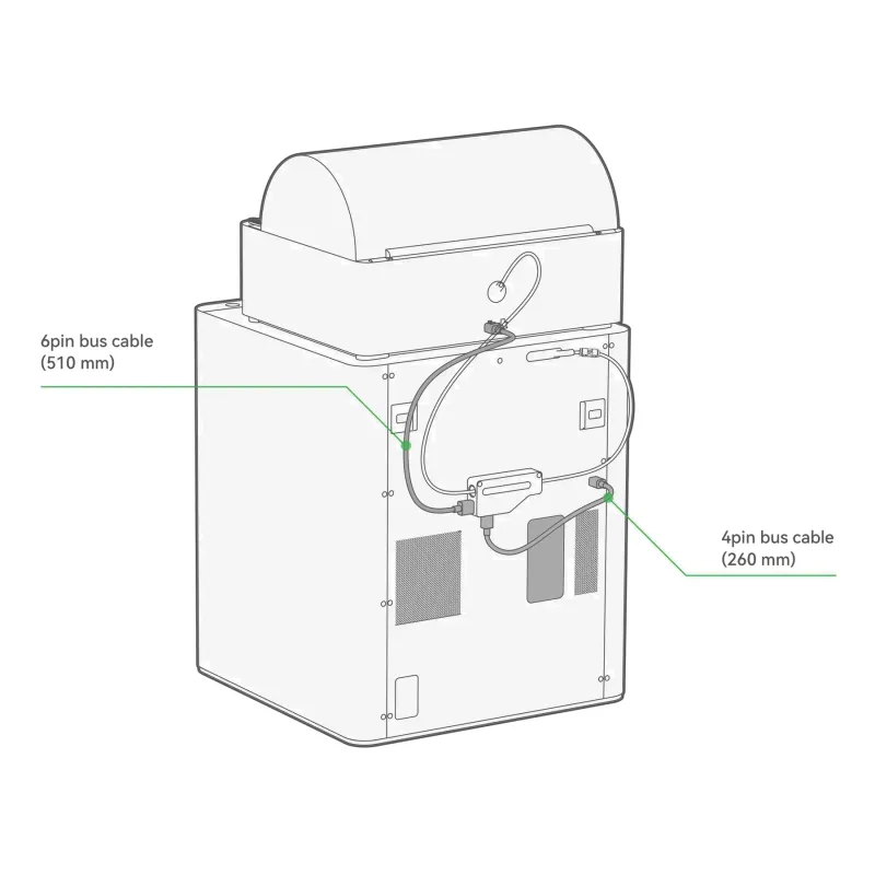 кабель 6 PIN шини AMS для 3D-принтерів Bambu Lab серій X1 / P1 (1,5 м)