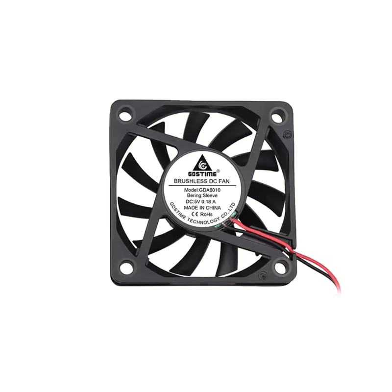 безщітковий вентилятор з подвійним підшипником DC 12V GDA6010 GDSTIME
