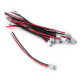 Conector JST PH 1,25mm com fios para auto-soldadura no fio da ventoinha (10pcs)