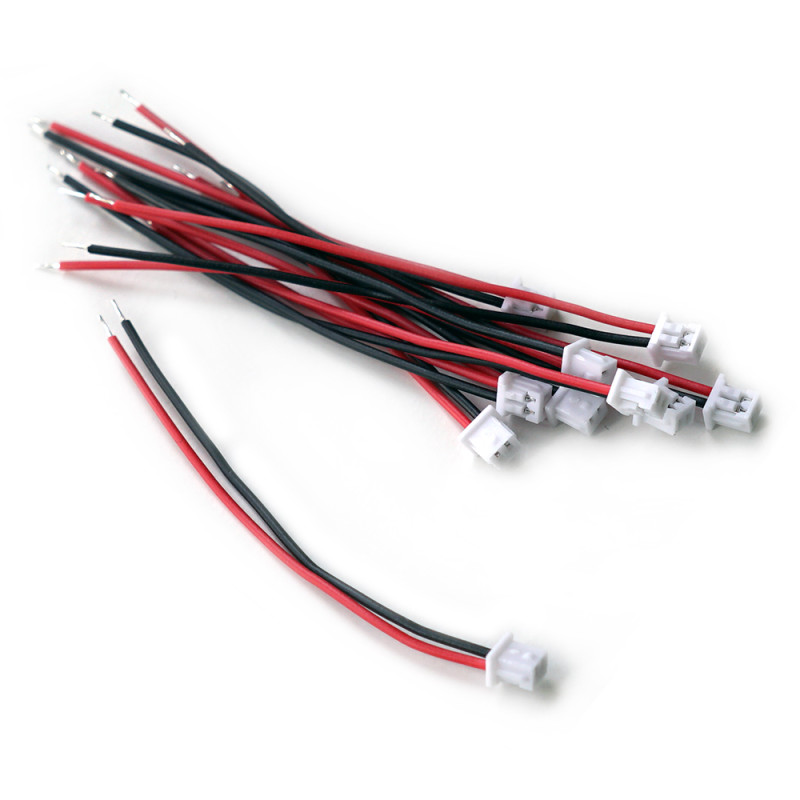 Connettore JST PH 1,25mm con fili per l'autosaldatura sul filo della ventola (10pz)