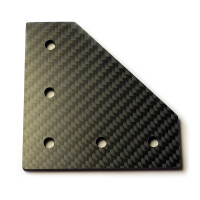 product A7LAB.XYZ - L-shaped carbon angle for 3030 profiles