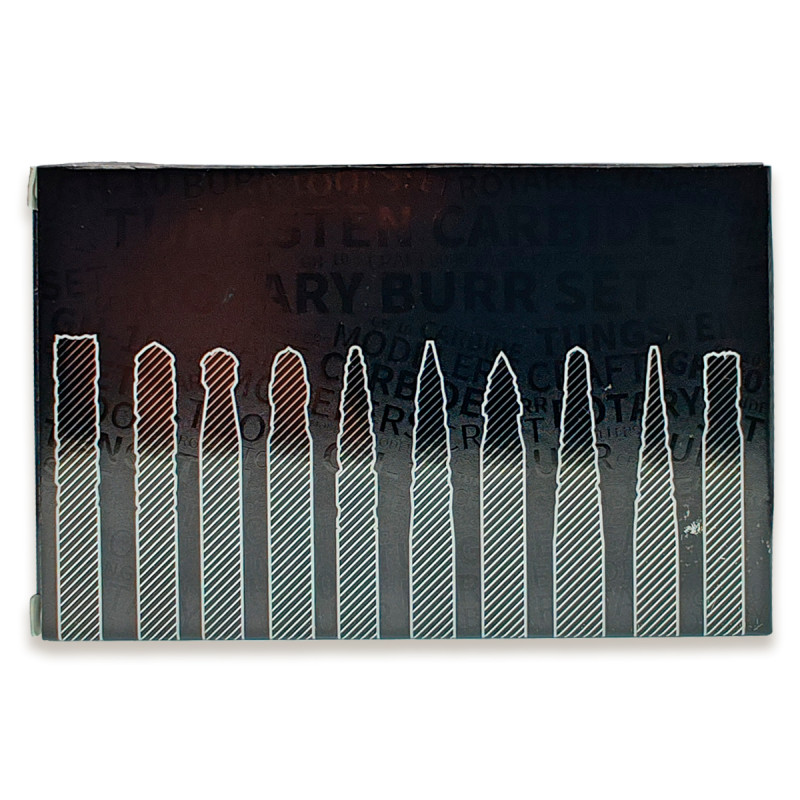 Conjunto de fresas rotativas de metal duro GH-10 da DSPIAE