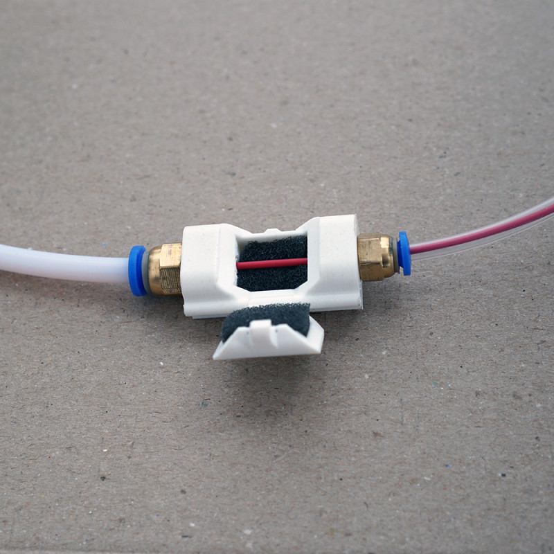 mechanical filament filter for installation in PTFE tubes