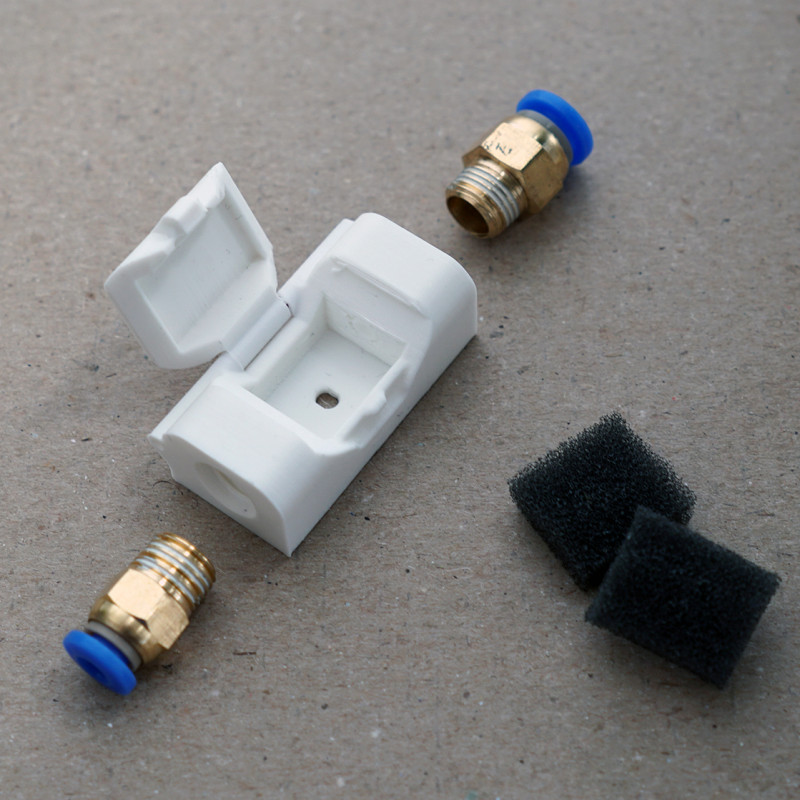 mechanical filament filter for installation in PTFE tubes