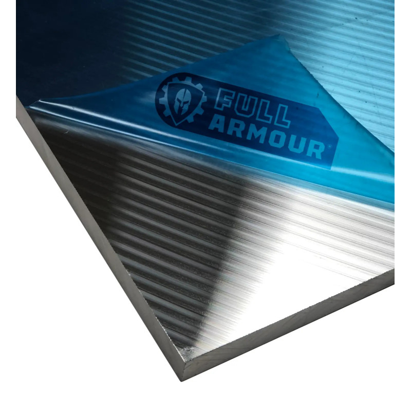 milled bed 310 x 310 x 8 mm made of cast aluminum grade AW 5083