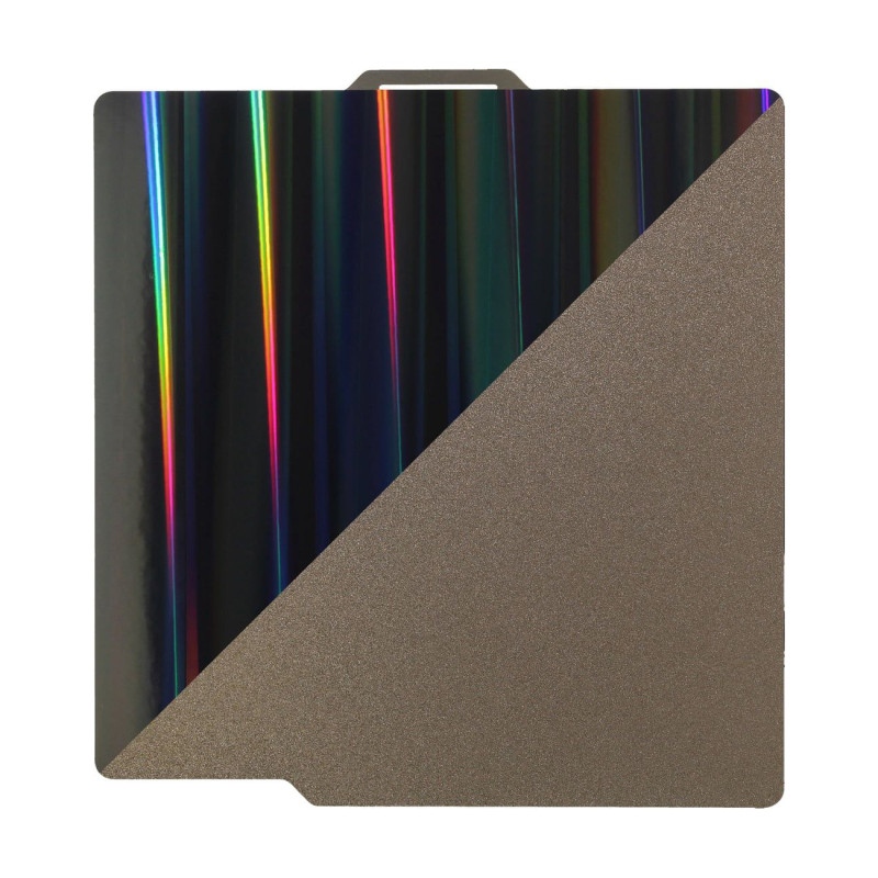smooth plate with double-sided coating (textured PEI/PET "Northern Lights") for Bambu Lab X1/P1 series printers and A1 printer
