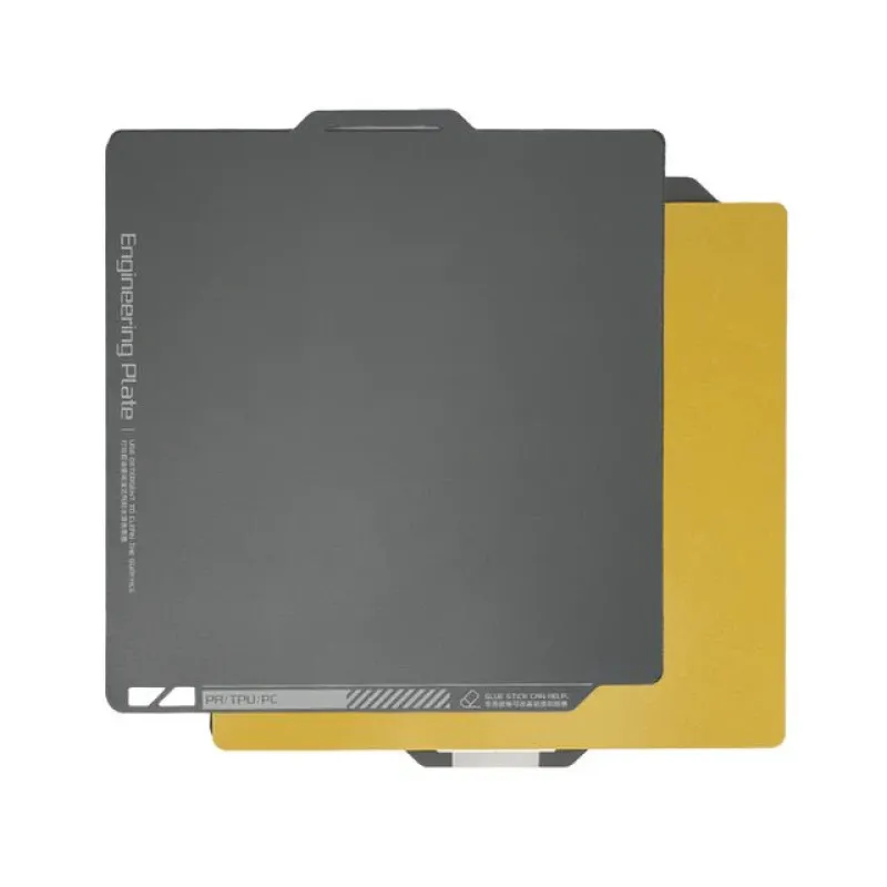 glatte, matte 210 x 210 mm große Bauplatte für Kingroon KP3S Pro (KP3S Pro S1/ KP3S Pro V2) Drucker mit Magnetfuß