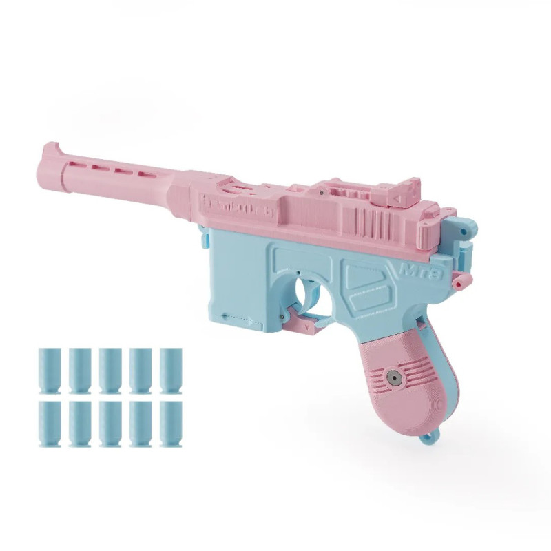 Kit de impressão e montagem DIY - componentes da pistola de brinquedo MT-9 do Bambu Lab