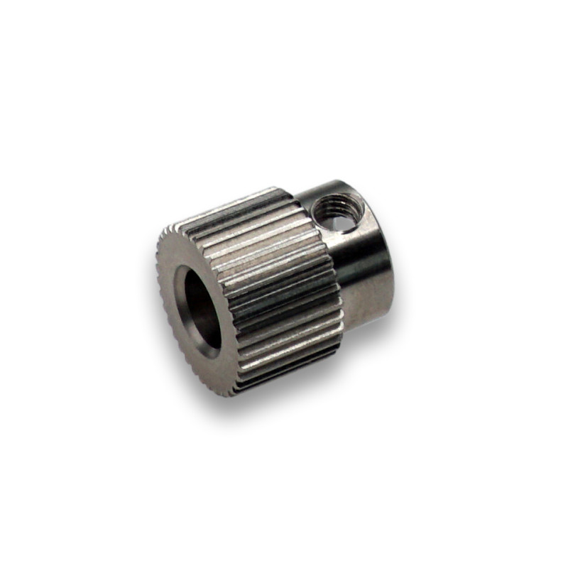 Engranaje de acero inoxidable 40T para extrusora MK8 (de Phaetus)