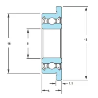 F688ZZ est un roulement original NMB LF-1680HH