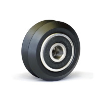 prodotto A7LAB.XYZ - Ruota a W SpeedyWheel 24,9 mm per profilo scanalato a V 2020, 2040