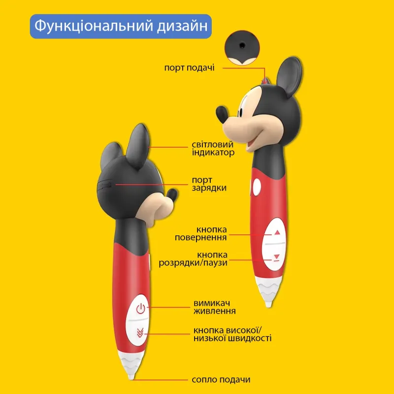 Stylo à dessin 3D Mickey Mouse et ses amis par Disney